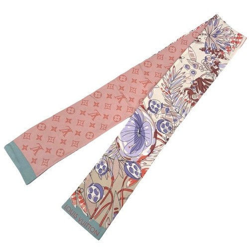 Louis vuitton twilly seta rosa - vuitton,