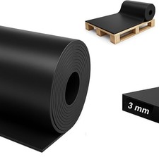 TAPPETO GOMMA LISCIA - NERO