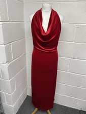 Abito Zara rosso velluto feel