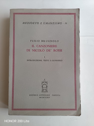 Brugnolo canzoniere di - canzoniere,