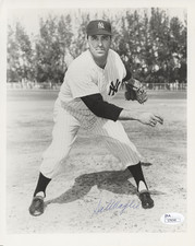 Foto firmata Sal Maglie 8" x