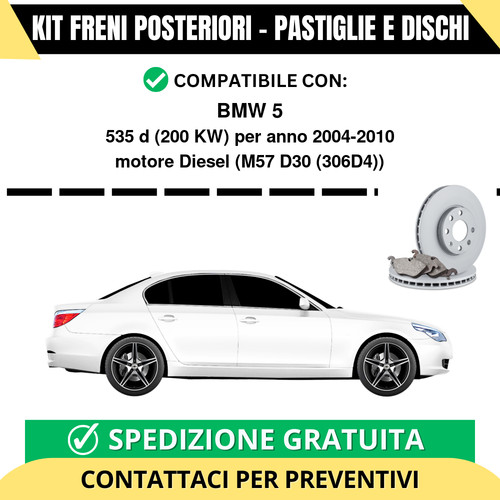 Kit freni posteriori per - posteriori,