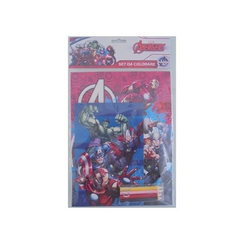 Set colorare avengers - colorare,