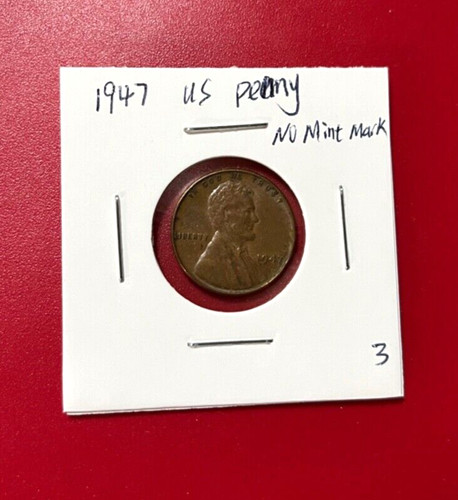 Moneta penny del 1947 - moneta,
