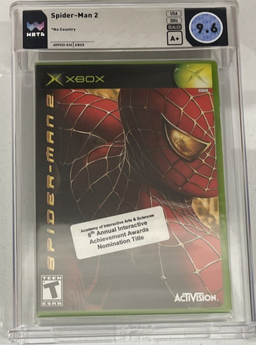 Spider man xbox - xbox, label
