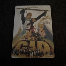 EL CID ( STEELBOOK) SPANISH LANGUAGE VERSION DVD RARE 1961 