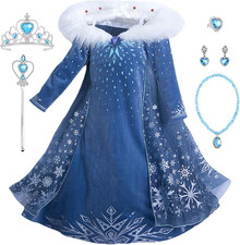 Carnevale Elsa Vestito Set