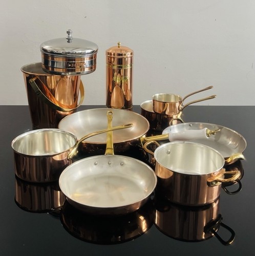 Batteria pentole rame puro - , 10