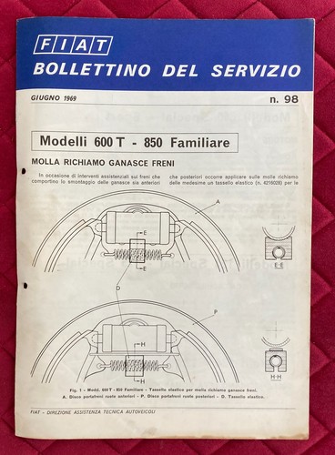 Fiat bollettino del servizio - fiat,