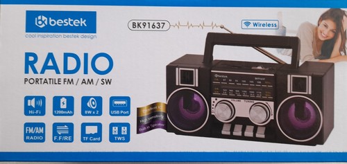 Radio portatile bluetooth - radio,