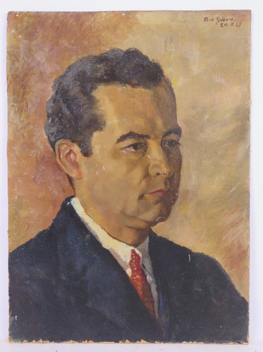 Ritratto maschile datato 1937 - maschile,