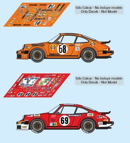 Decals porsche 934 mans - decals,