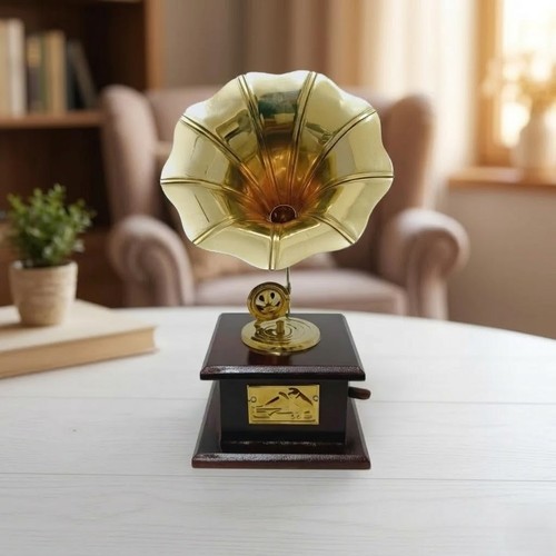 Grammofono ottone premium - grammofono,