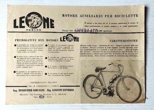 Raro volantino micro motore - raro,
