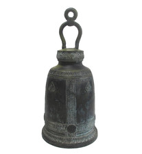 Antica campana tempio bronzo