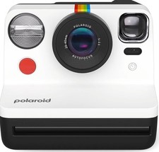 Fotocamera Istantanea Flash Polaroid Nero e Bianco Now Generation 2