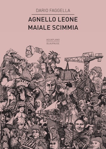 Agnello leone maiale scimmia - agnello,