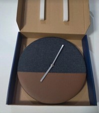 ⭐ OROLOGIO MODERNO KARLSSON PELLE JEANS BLU NUOVO CASA SOGGIORNO UFFICIO CUCINA