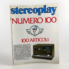 Rivista Stereoplay n. 100 - Settembre 1982 - Numero Speciale Centenario