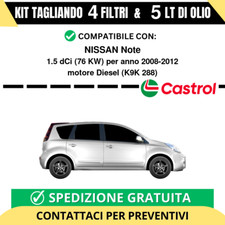 Tagliando per nissan note 5 - per,