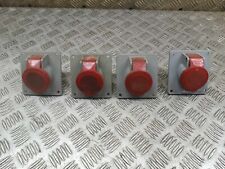 5 PEZZI PRESA CANTIERE INDUSTRIALE  DA PARETE  3P+T 380V