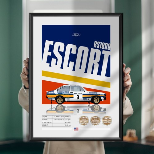 Ford escort rs1800 - escort, rally