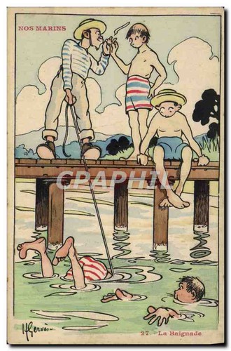 Nos marins baignade - la,