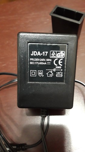Alimentatore jda 17v - jda-17, 17v/400ma