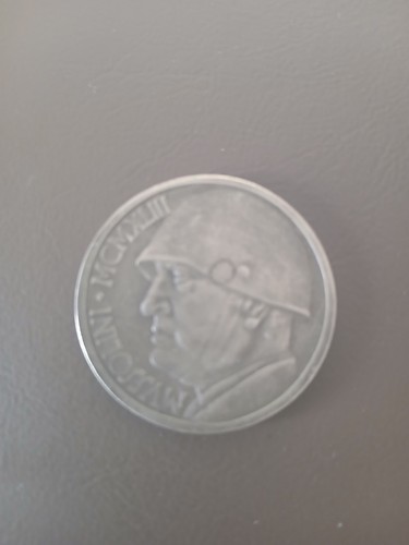 Moneta lire 1943 benito - lire,