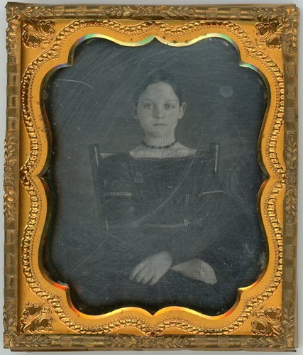 Giovane donna dagherrotipo - giovane,