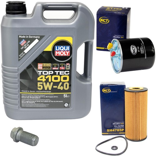 Set ispezione olio - olio, 5l
