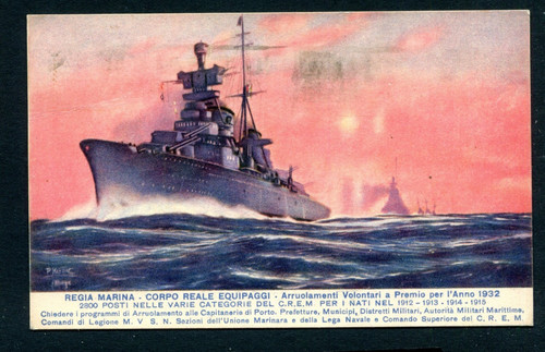 Cartolina regia marina - cartolina,