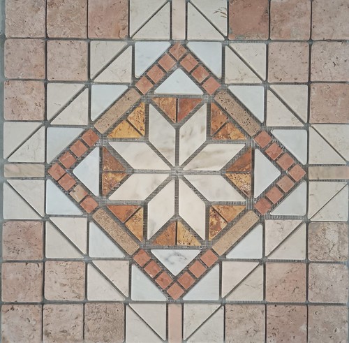 Rosone mosaico antica roma - rosone, roma"