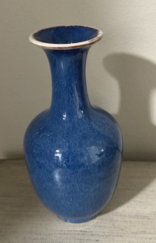 Vaso ceramica smaltata - smaltata, blu