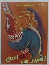 PUBLICITE BYRRH CELUI QUE