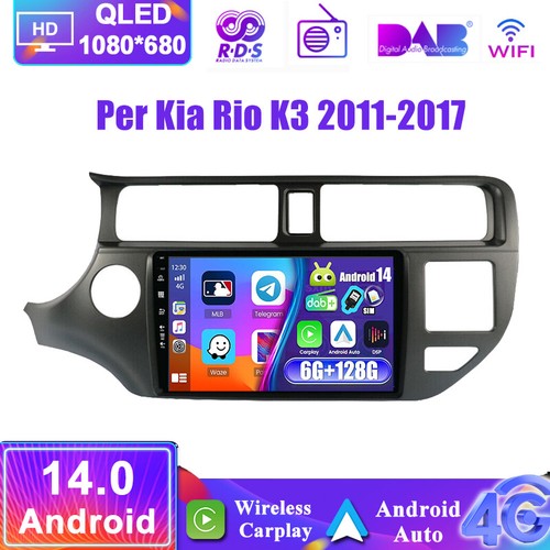 Dab android14 autoradio per - dab+4g,