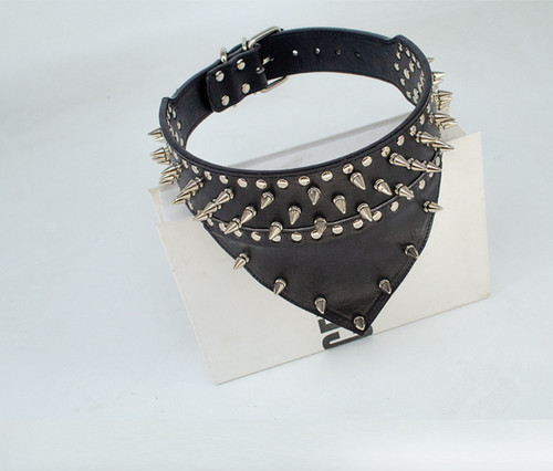 Collare bandana cane - , borchiato