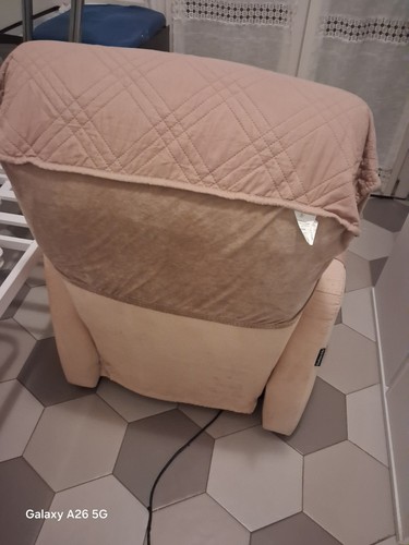 Poltrona reclinabile beige - , in