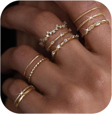 9 Pezzi Anello Donna