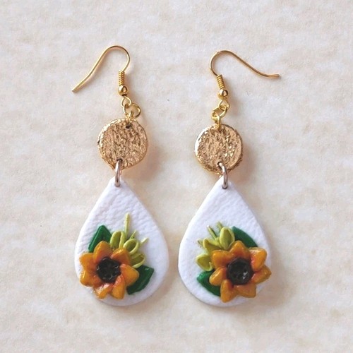 Orecchini girasole donna - orecchini,
