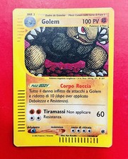 Lotto carte pokemon golem - carte,