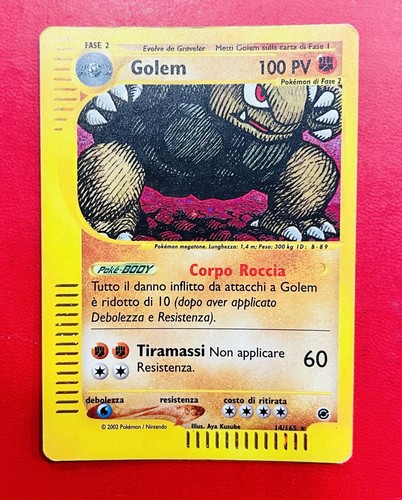 Lotto carte pokemon golem - lotto,