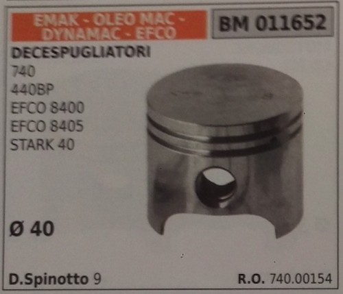 74000154 pistone completo - pistone,