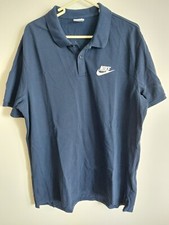 POLO NIKE UOMO NAVY XL/TG MANICHE CORTE BUONE CONDIZIONI USATA