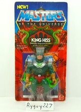 MOTU, King Hiss, Masters of the Universe, MOC, cardato, personaggio, He-Man, sigillato