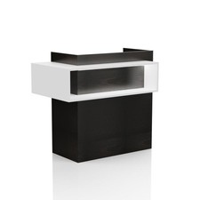 MELCAP BANCO RECEPTION CON VANO A GIORNO BIANCO/NERO FRASSINO ART.AR0930N