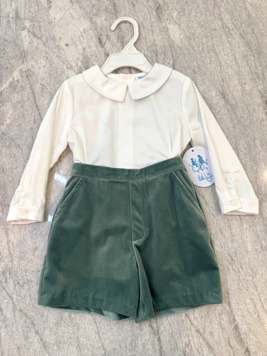 Set due pezzi pantaloncini