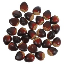  40 Pcs Castagne Finte Cibo