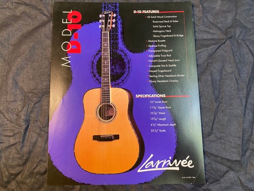 Larrivee scheda tecnica - larrivee,