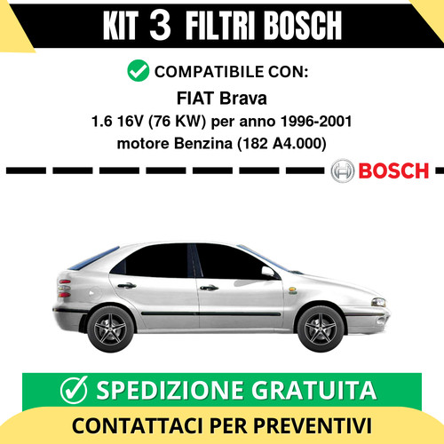 Kit bosch filtri - bosch, tagliando